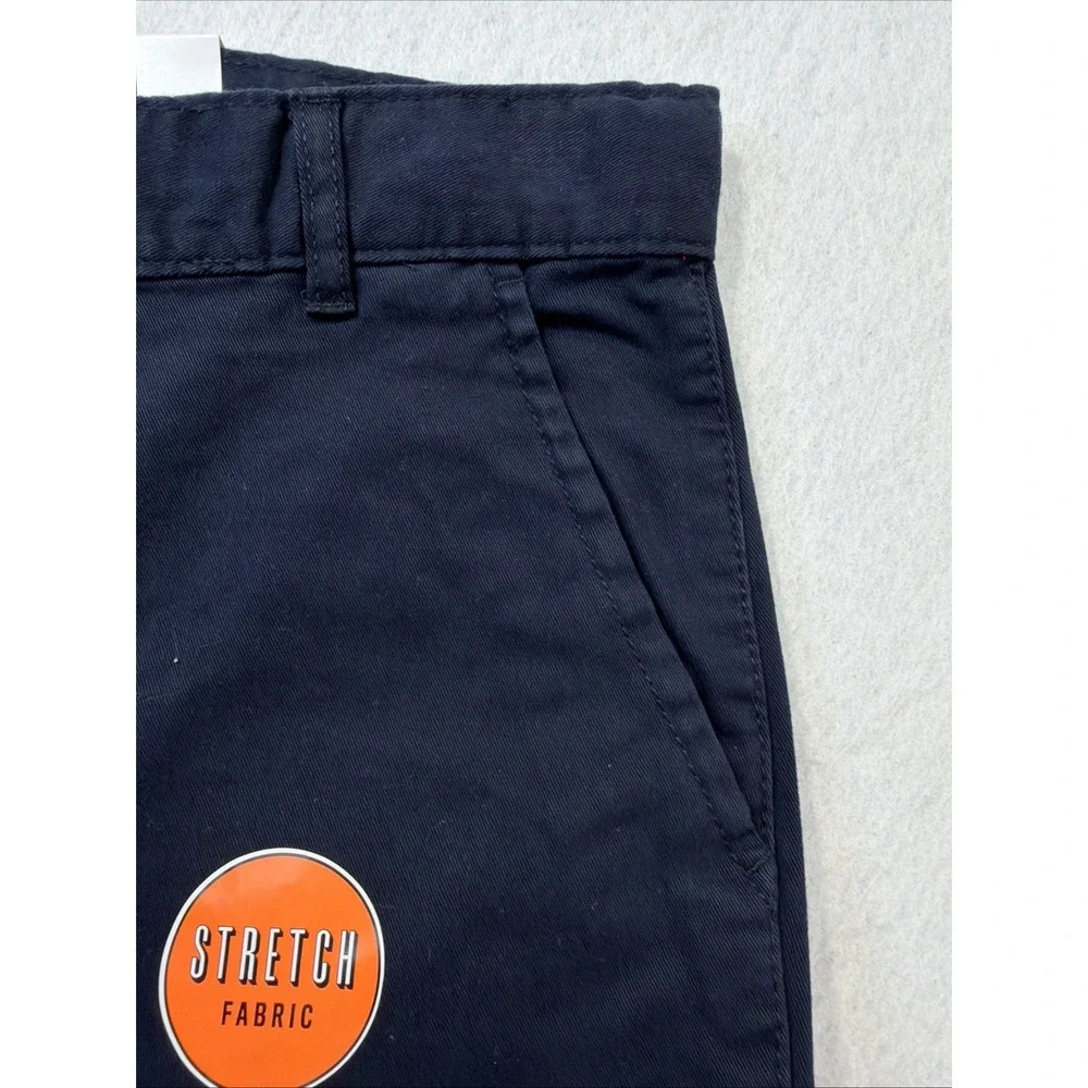 The Children's Place Navy Blue Uniform Stretch Chino Shorts Boys Size 16 New